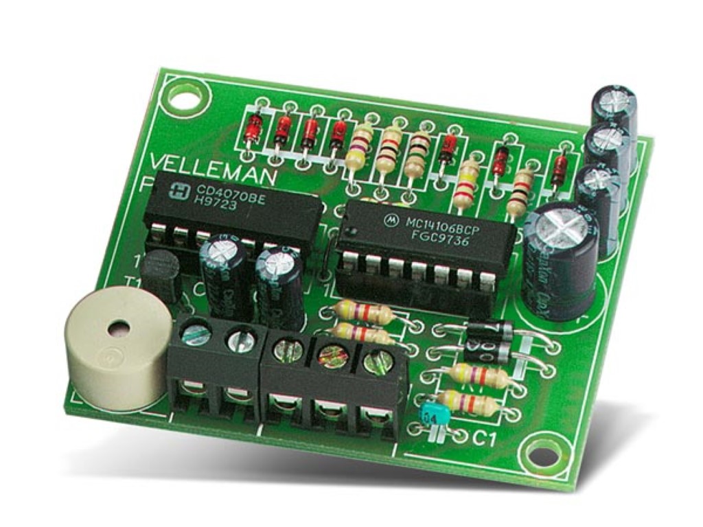 Velleman Kits K3505 CAR LIGHT WARNING BUZZER Velleman Wholesaler and developer of electronics