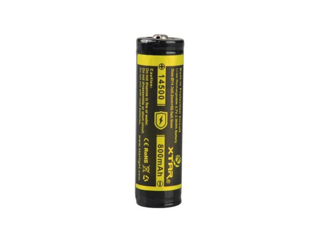 Li-ion 14500 Battery 3.7V 800mAh - Micro Robotics