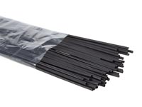 Heat shrink tubing, set pack 50 pieces, for safe electrical insulation waterproof cable protection 2:1, corrosion-resistant, flame-retardant, shrink temperature 90°C, 1.6 mm, black