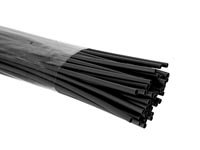 Tubo termorretráctil flexible 2:1, set de 50 uds, aislamiento eléctrico seguro, impermeable, anticorrosión, ignífugo, temperatura de retracción 90°C, 4,5 mm, negro