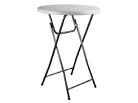 ROUND FOLDING TABLE - Ø 80 x 110 cm