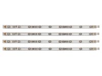 SET OF DECORATIVE RGB LED STRIPS - 4x 25cm