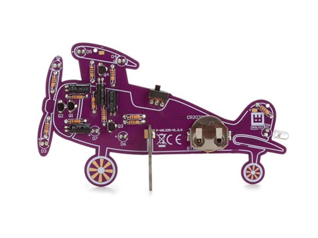 Kit De Soudage éducatif Whadda - Design Rétro Vélo - Pour Apprendre L'électronique En S'amusant - Fabriqué En Belgique