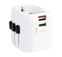 Travel plug Pro Light USB (2xA)