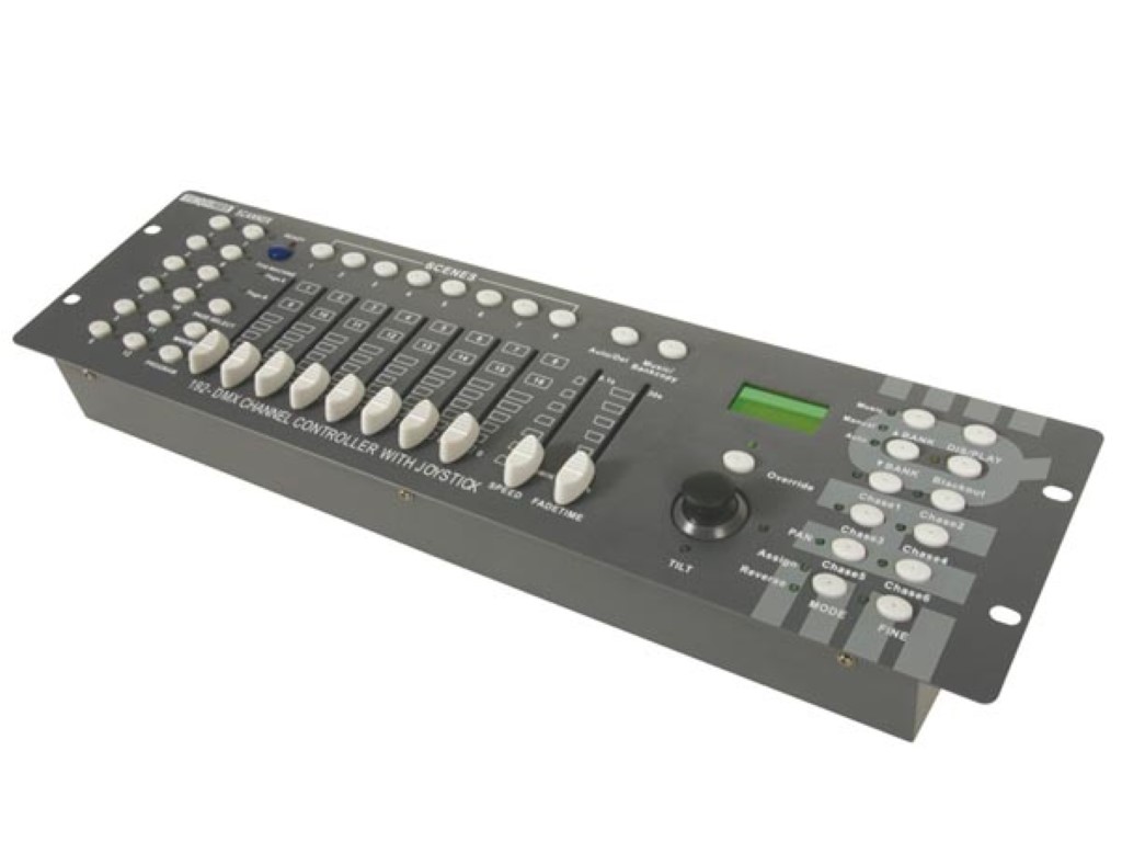VDPDMXC174: 192-CHANNEL DMX CONTROLLER WITH JOYSTICK – Velleman