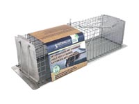 Live rat trap cage galvanized 2 entrances, rat trap cage, humane rat trap, live capture without poison, reusable, rust resistant, indoor outdoor use