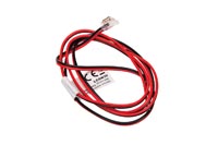 1m cable with push connector for COB LED strip 8 mm, tool free quick connect, snap clip installation, no soldering needed, easy setup for indoor LED light strips, plug and play wiring