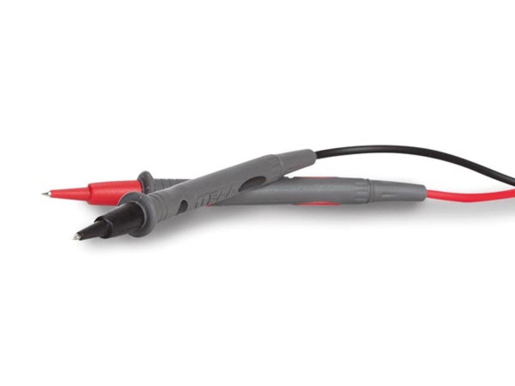 FLUKE Test Leads: CAT III 1000V/CAT IV 600V, Probe, Right Angle
