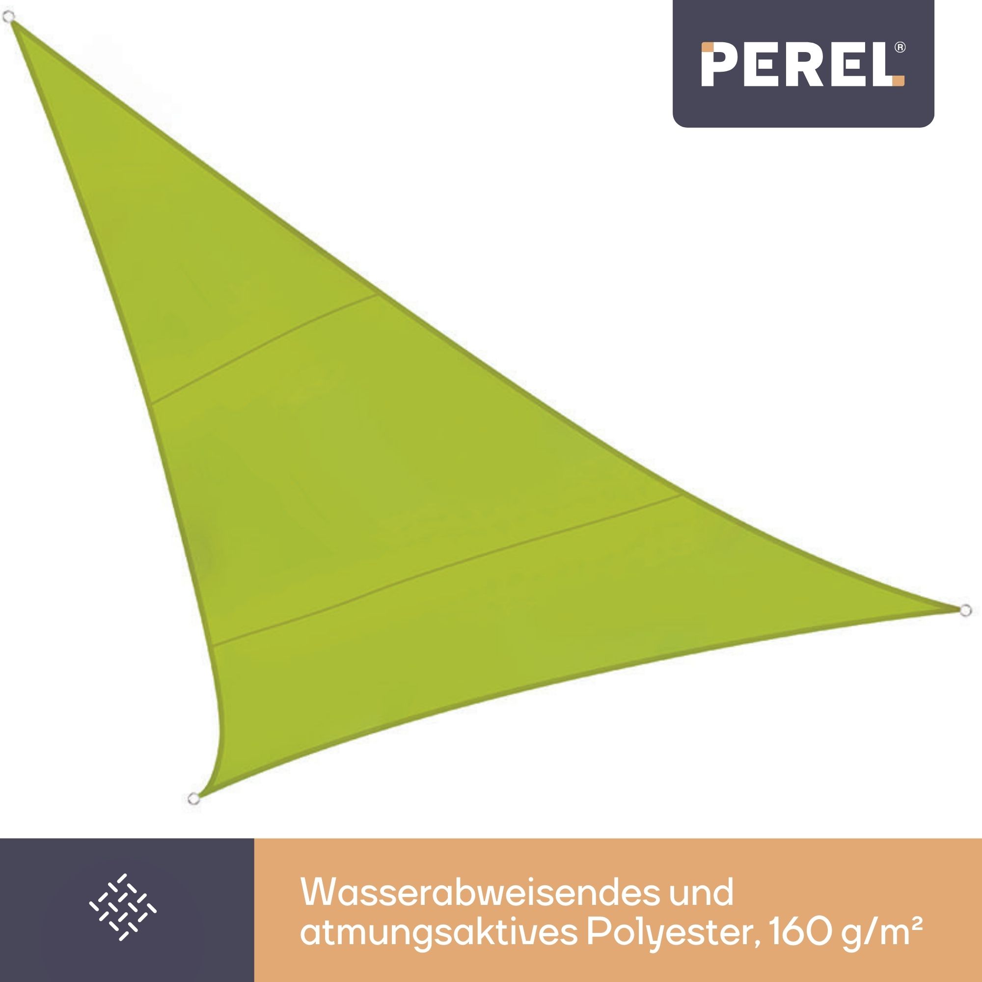 Greenbay Sonnensegel Dreieck 2x2x2m - UV Schutz Für Terrasse & Garten